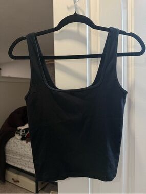 Abercrombie and Fitch Classic Black Scoop Neck Tank Top